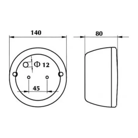 Piloto Trasero Avia Dch