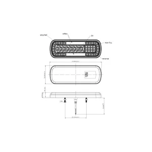 Feu Arrière LED 12 / 24V Avec Clignotant Dynamique