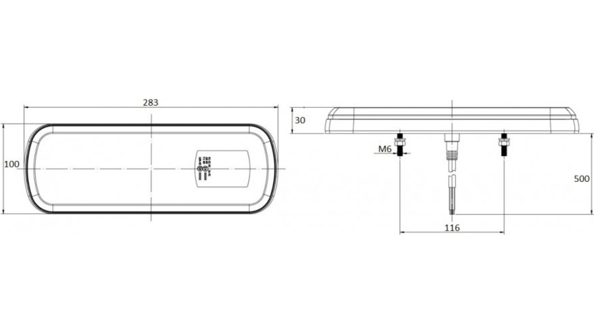 Feu Arrière LED 12 / 24V Avec Clignotant Dynamique