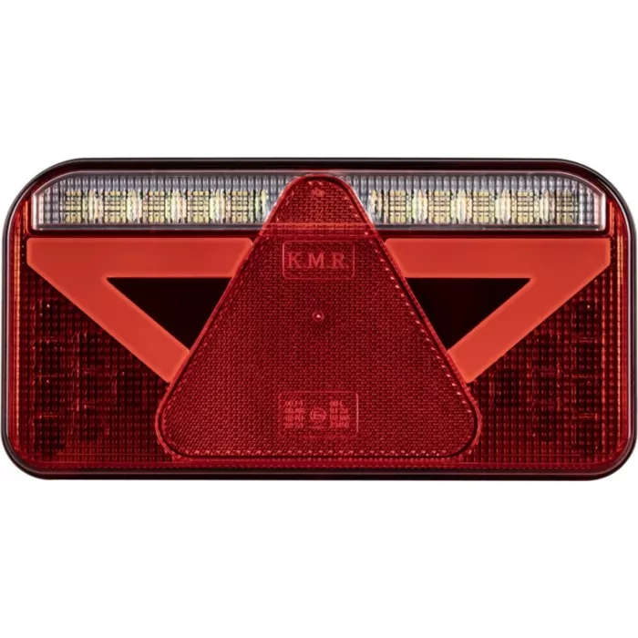 Feu Arrière LED 7 Fonctions Avec Triangle Et Antibrouillard Gauche