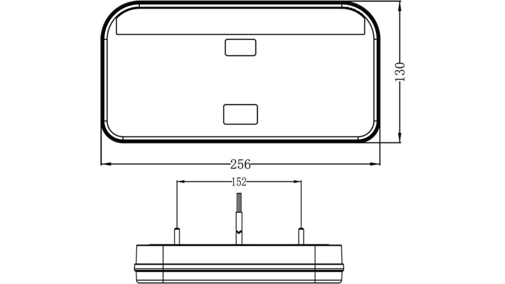 Tail Lamp LED 7-function With Triangle And Fog Light RH