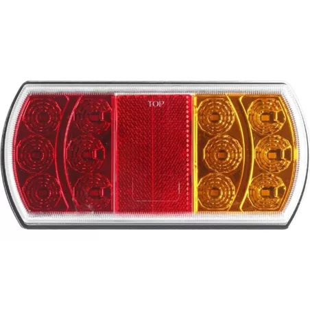 ЗАДНИЙ ФОНАРЬ 15 X LED 12 / 24V ПРАВ.