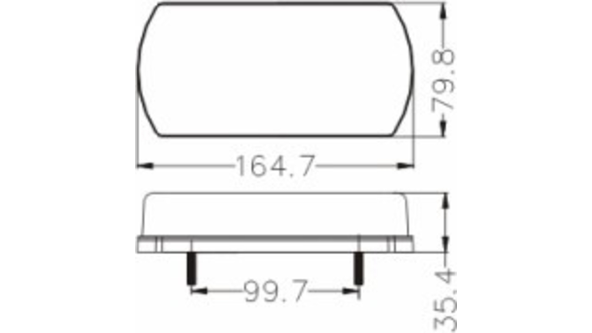 Feu Arrière 15 X LED 12 / 24V Gauche