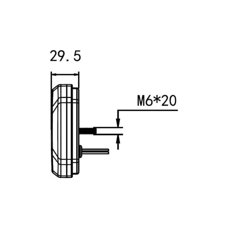 Lampa Zespolona Tylna LED Neon