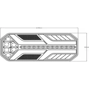 Tail Lamp LED Tl Neon 12 / 24V RH