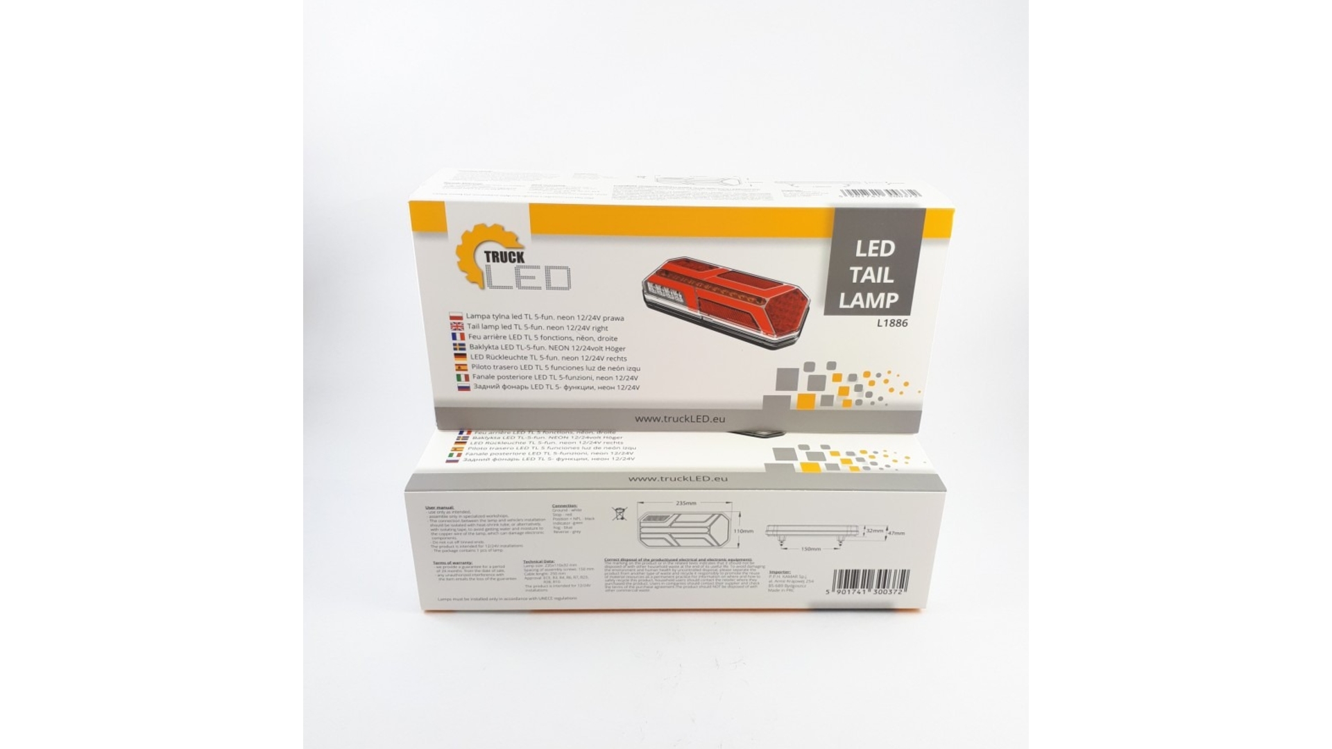 Tail Lamp LED Tl Neon 12 / 24V RH