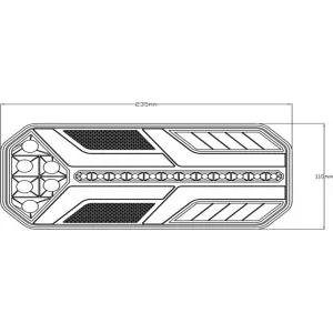Tail Lamp LED Tl Neon 12 / 24V LH