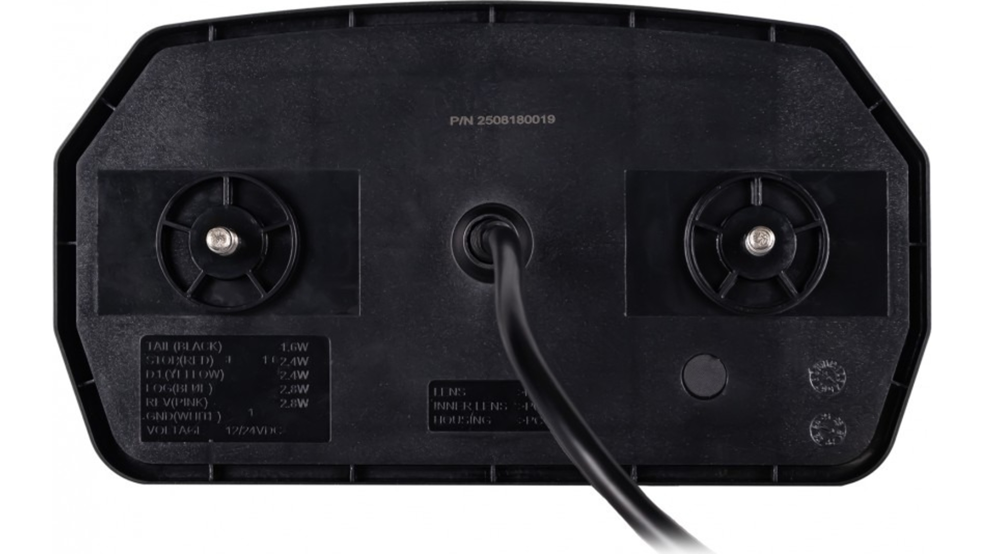 Rückleuchte LED 12 / 24V Mit Dreieck Links