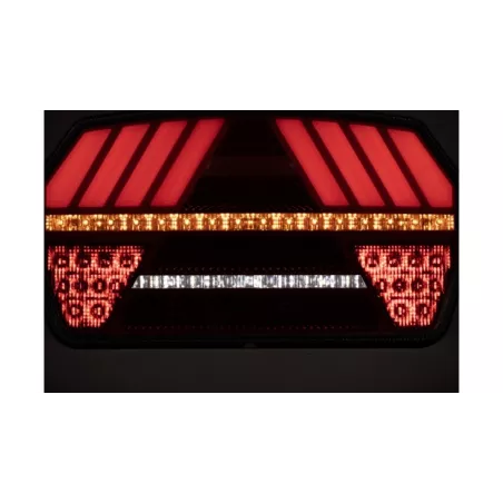 Piloto Trasero LED 12 / 24V con Triángulo Dch