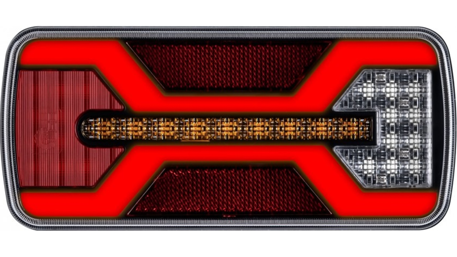 Rückleuchte LED X-Spider 1 Positionslicht / Stopp Und Nebelleuchte Mit Bajonettanschluss