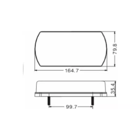 Lampa Zespolona Tylna 27 X LED 12 / 24V Prawa