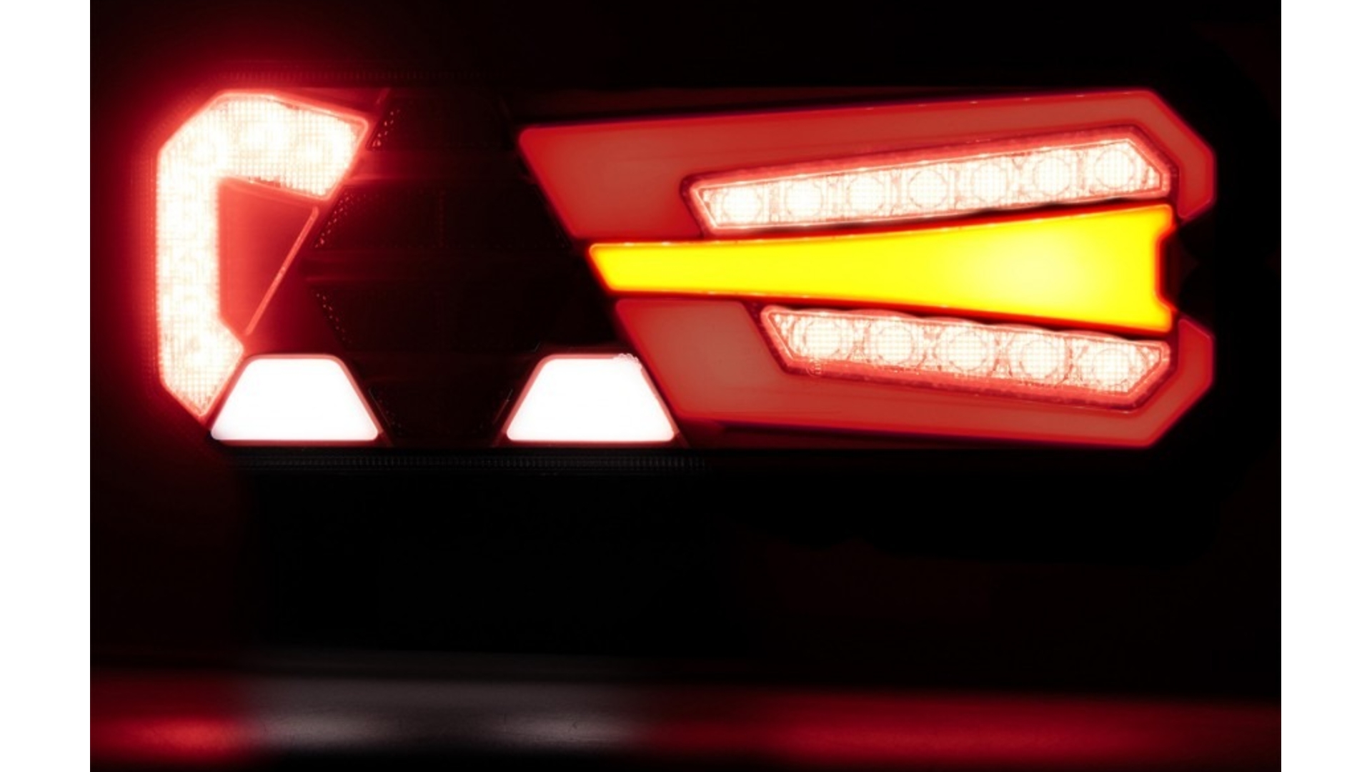 Piloto Trasero LED 12 / 24V con Reflector Dch