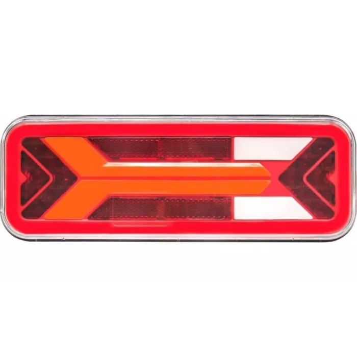 ЗАДНИЙ ФОНАРЬ LED ПРЯМОУГОЛЬНЫЙ 12 / 24V ЛЕВ.