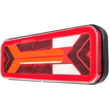 Rückleuchte LED Rechteckig 12 / 24V Links