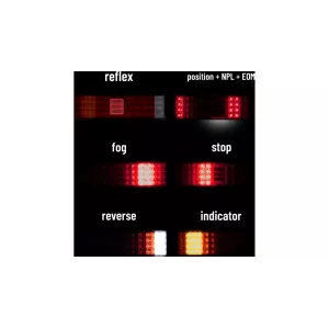 Tail Lamp LED 7-segment LH