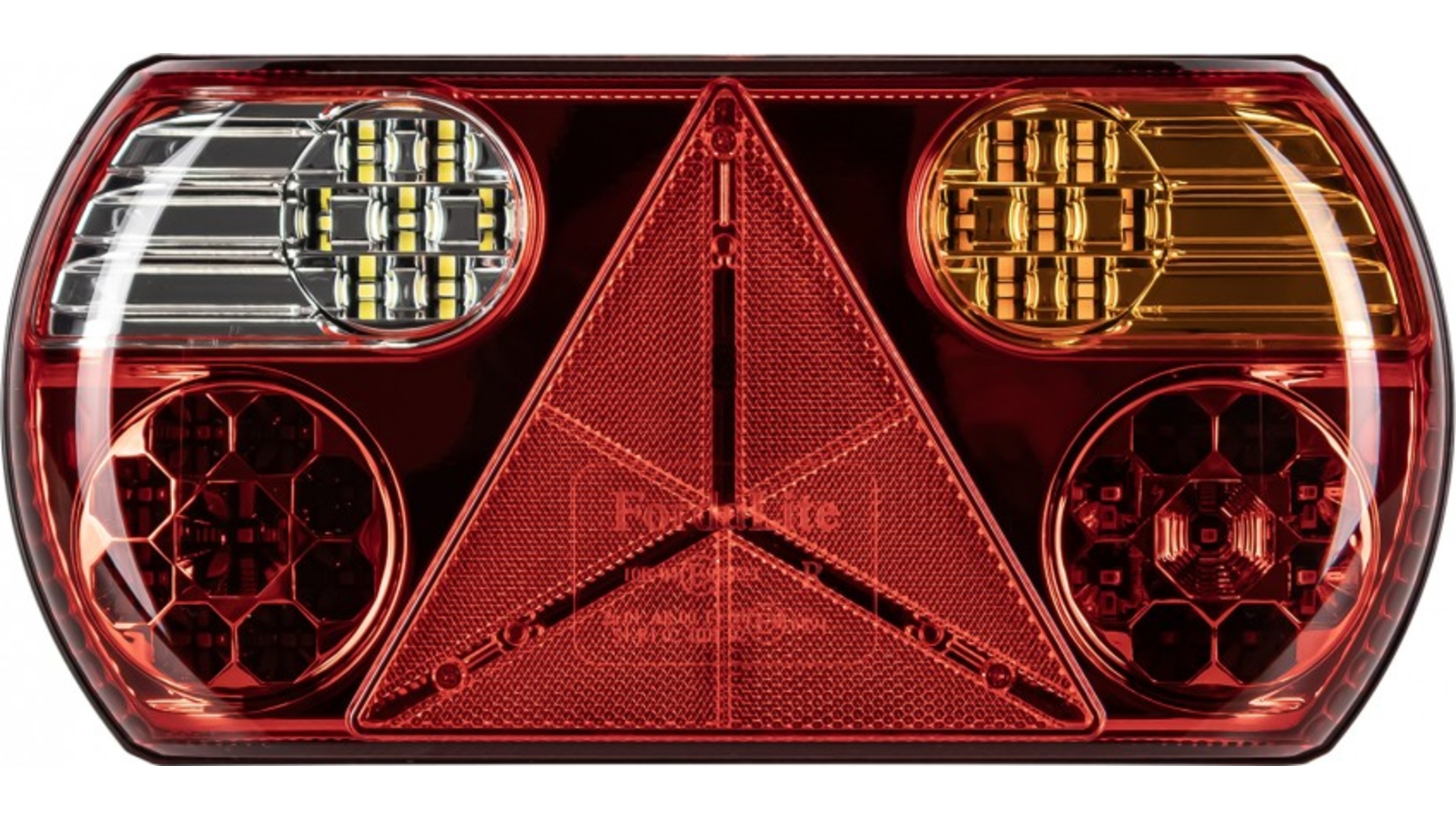 Feu Arrière 32 X LED Avec Triangle 12 / 24V Droit