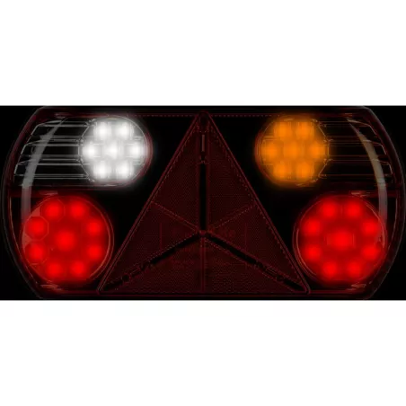 Feu Arrière 32 X LED Avec Triangle 12 / 24V Droit