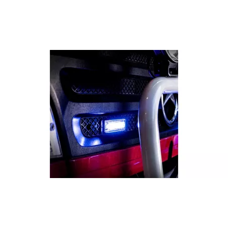 Lampa Stroboskopowa 6 X LED R10 R65 (Niebieska)