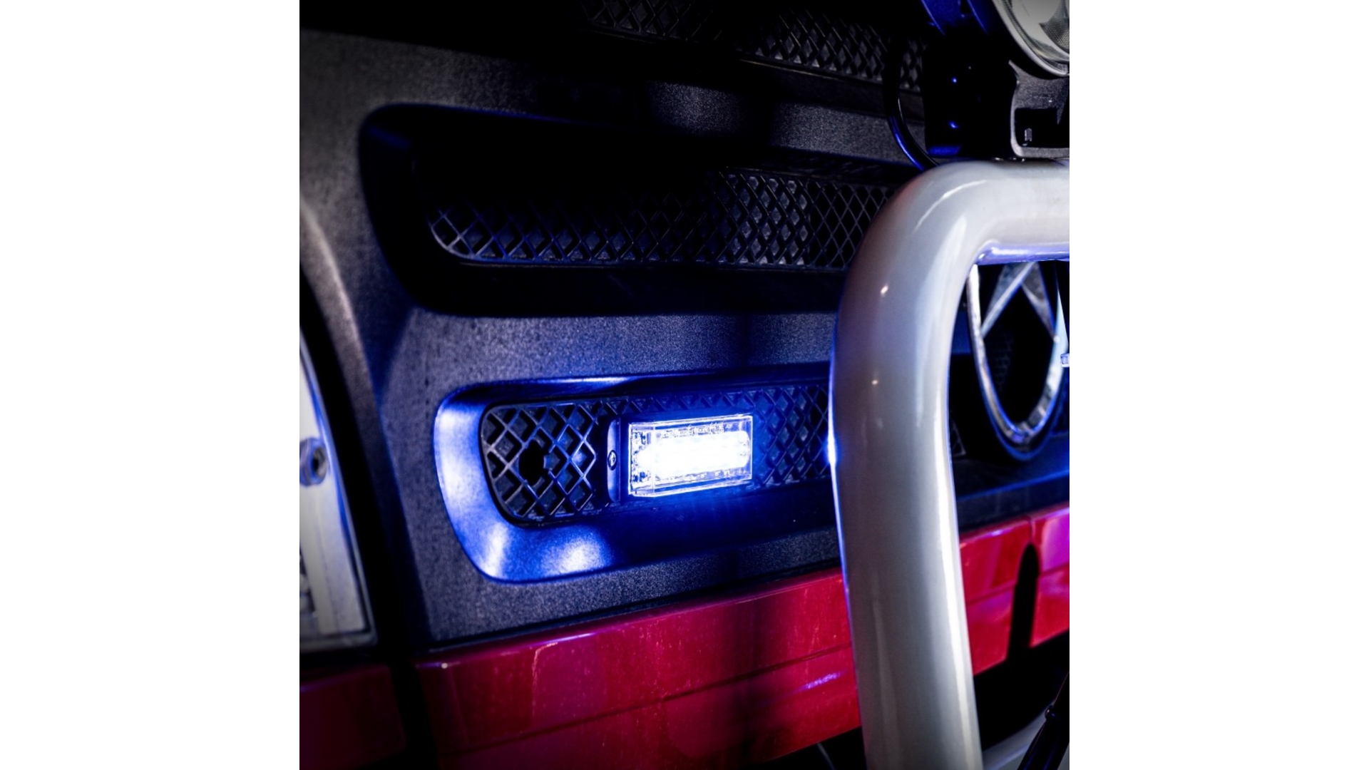 Luz Estroboscópica 6 X LED R10 R65 (Azul)