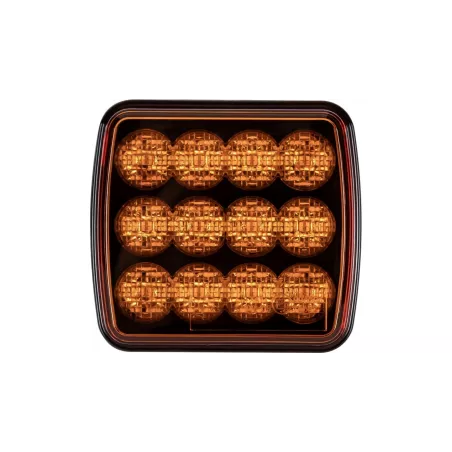 Blitzleuchte 12 X LED 12 / 24V Magnet