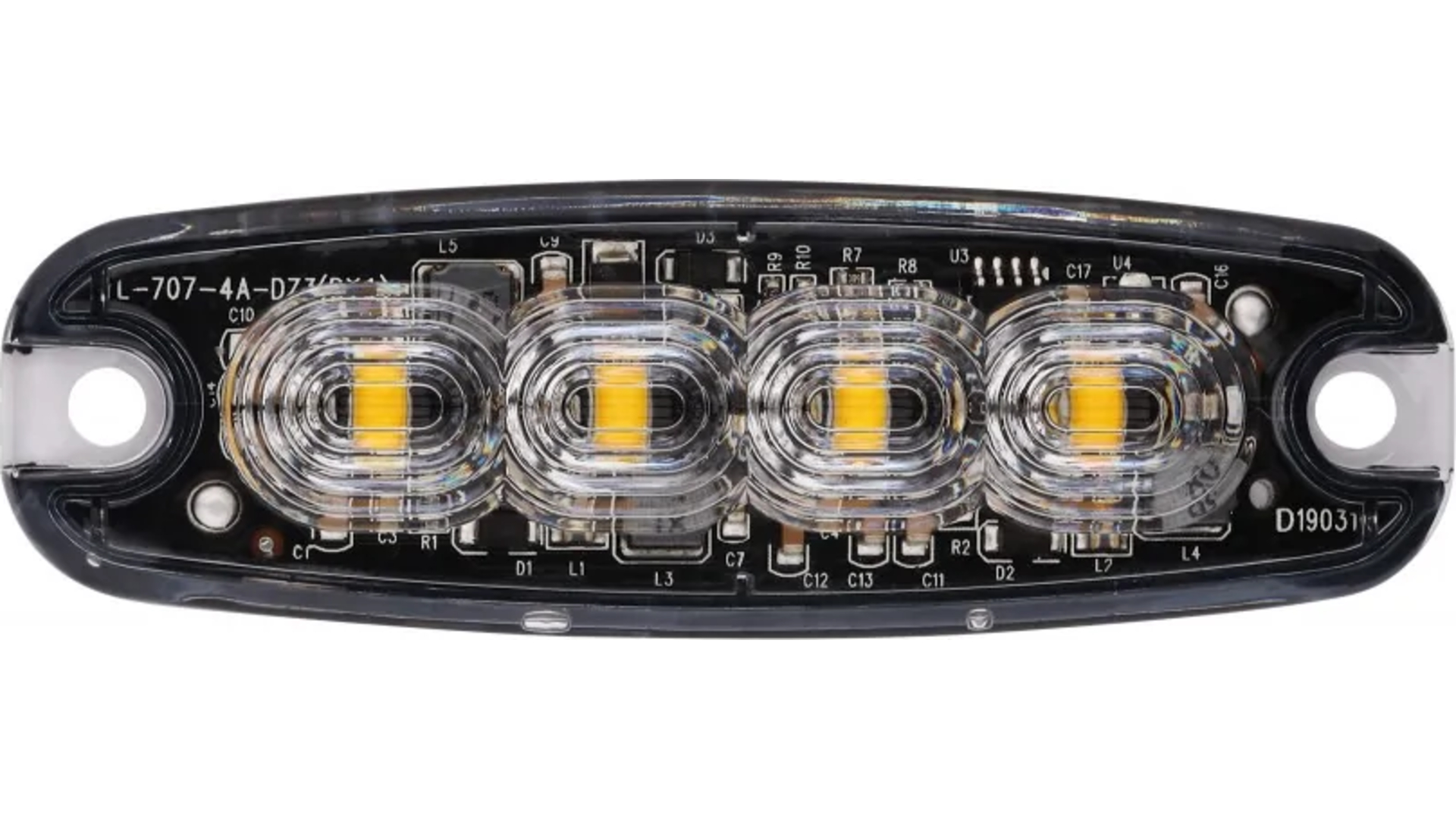 Lampa Stroboskopowa 4 X LED Slim