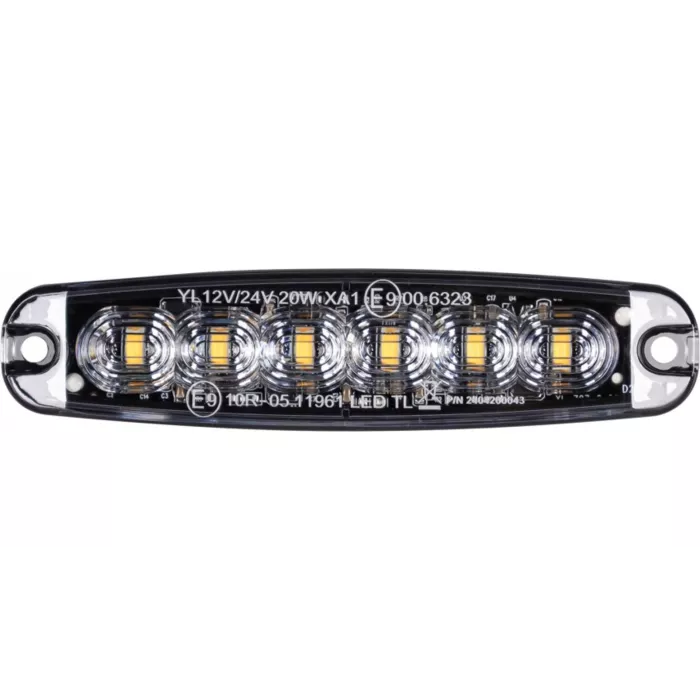 Strobe Lamp 6 X LED Slim