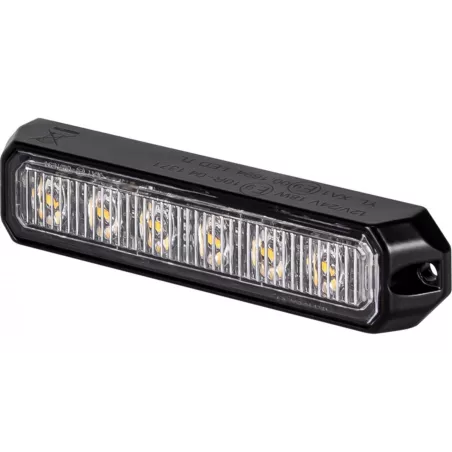 Blitzleuchte 6 X LED R10 R65 (Orange)