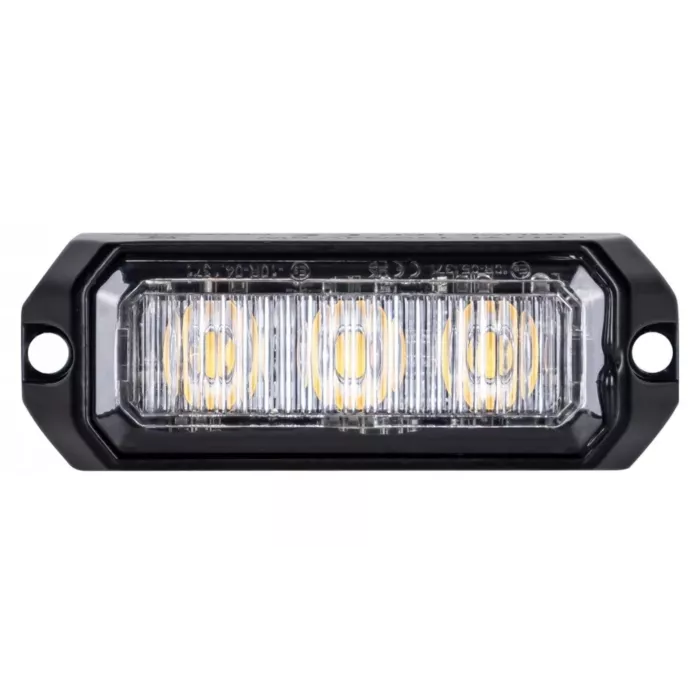 Strobe Lamp 3 X LED R10 R65 With 5m Cable (Small, Amber)
