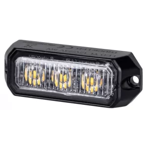 Strobe Lamp 3 X LED R10 R65 With 5m Cable (Small, Amber)