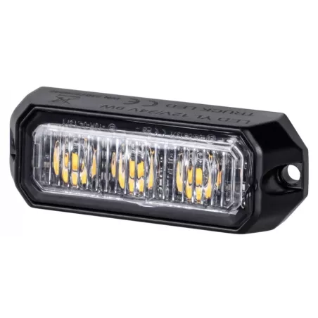 Luz Estroboscópica 3 X LED R10 R65 con Cable de 5m (Pequeño, ámbar)