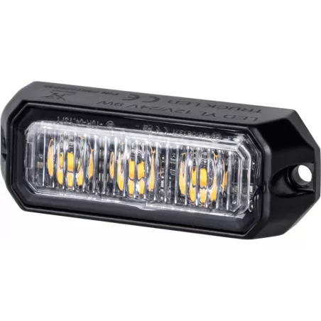 СТРОБОСКОПИЧЕСКИЙ ФОНАРЬ 3 X LED R10 R65 (МАЛЫЙ, ОРАНЖЕВЫЙ)
