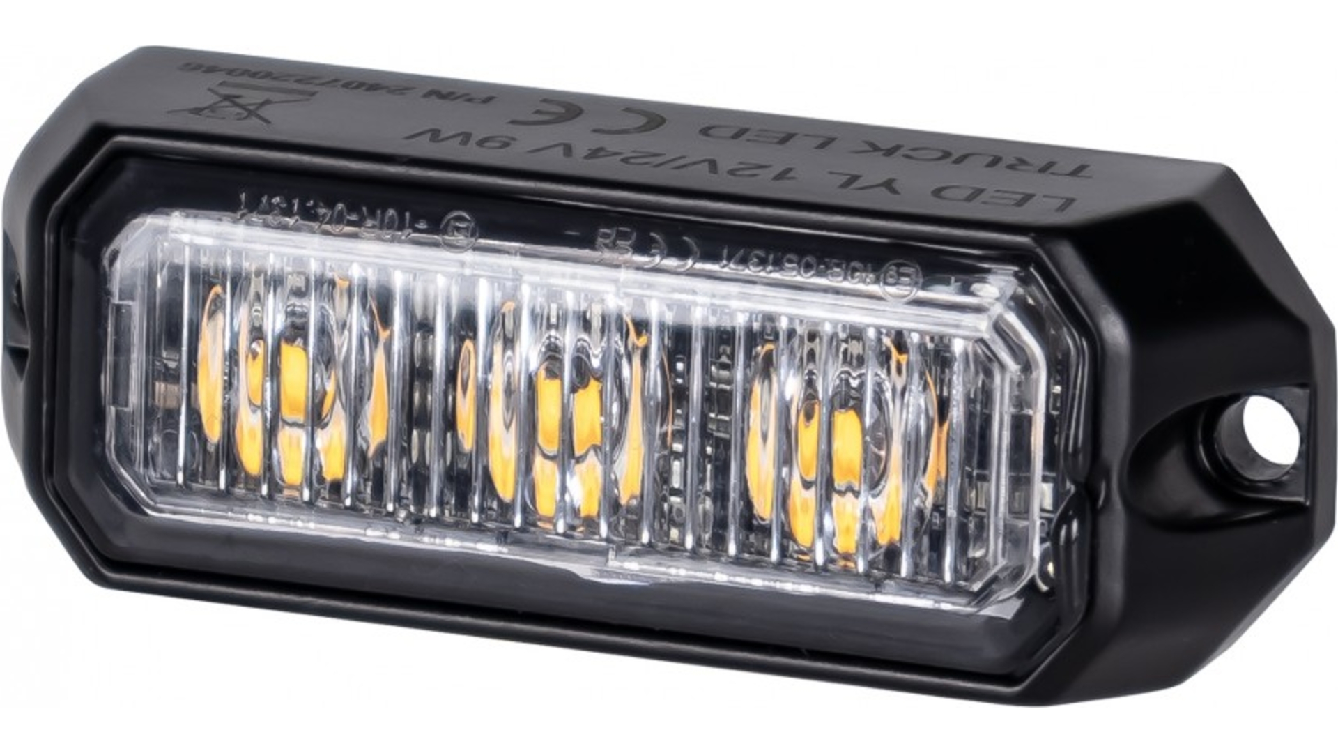 Strobe Lamp 3 X LED R10 R65 (Small, Amber)