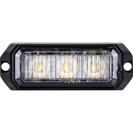 Strobe Lamp 3 X LED R10 R65 (Small, Amber)