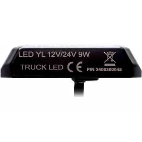 Feu Stroboscopique 3 X LED R10 R65 (Petit, Orange)