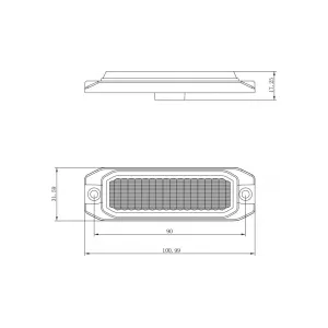 СТРОБОСКОПИЧЕСКИЙ ФОНАРЬ Tl 4 X LED 12 / 24V
