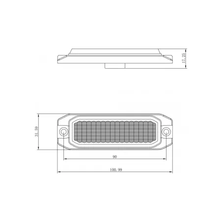 Lampa Stroboskopowa Tl 4 X LED 12 / 24V