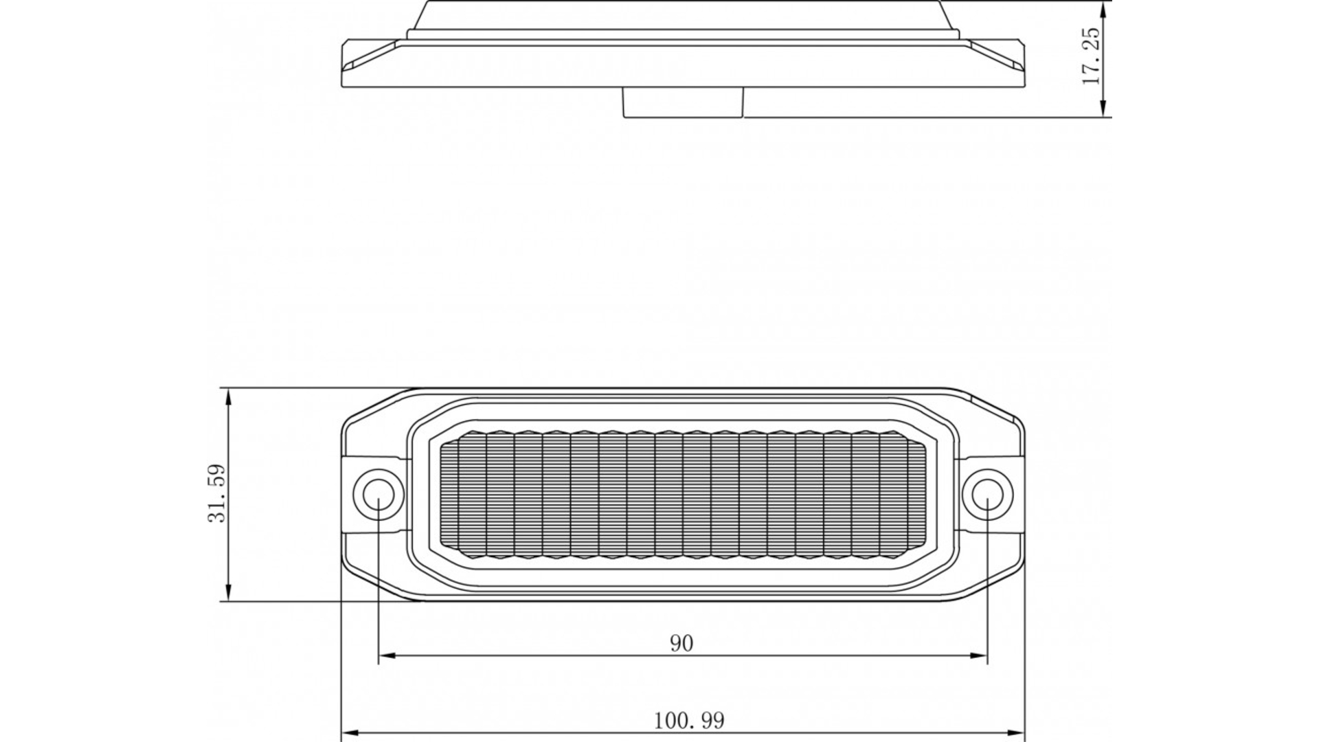 Strobe Lamp Tl 4 X LED 12 / 24V