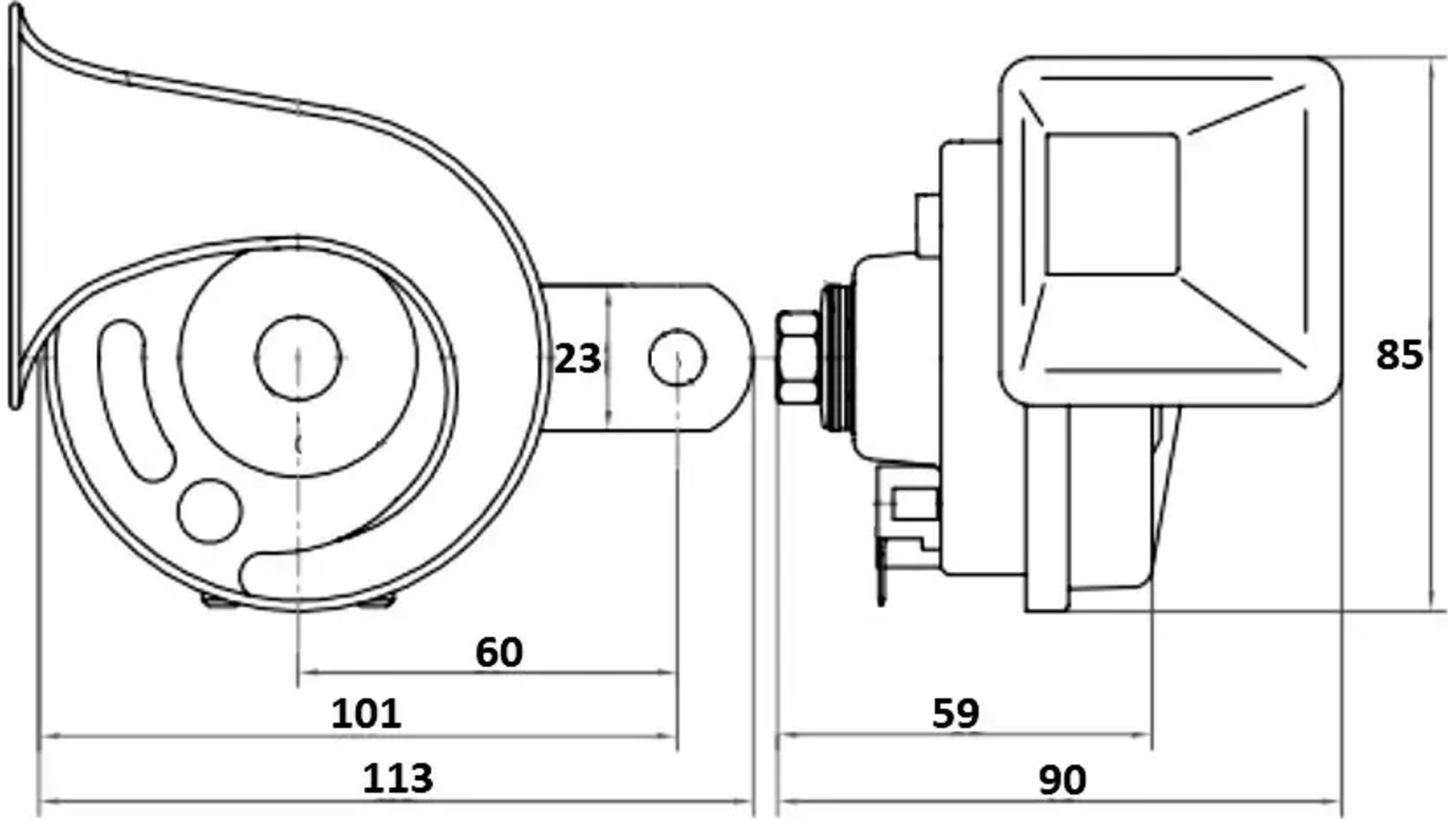 Two-tone Horn 24V