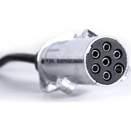 Spiral Electrical Cable With N Plugs 3.8m