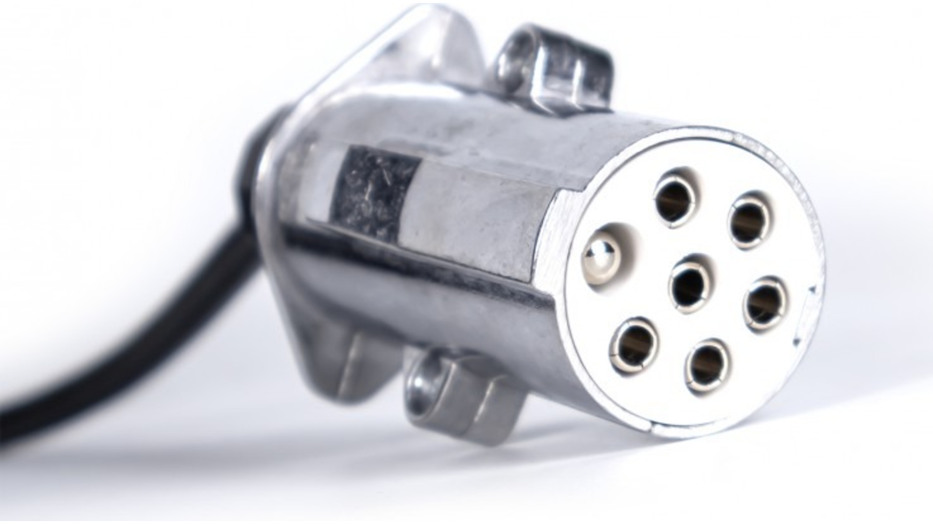 Spiral Electrical Cable With S Plugs 3.8m