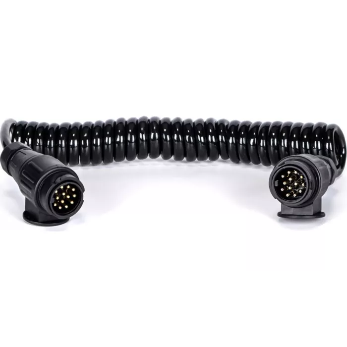 Spiral Cable With Plugs 13 Pin 12V 3m