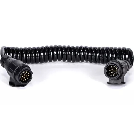Spiralkabel Mit Steckern 13 Pin 12V 3m