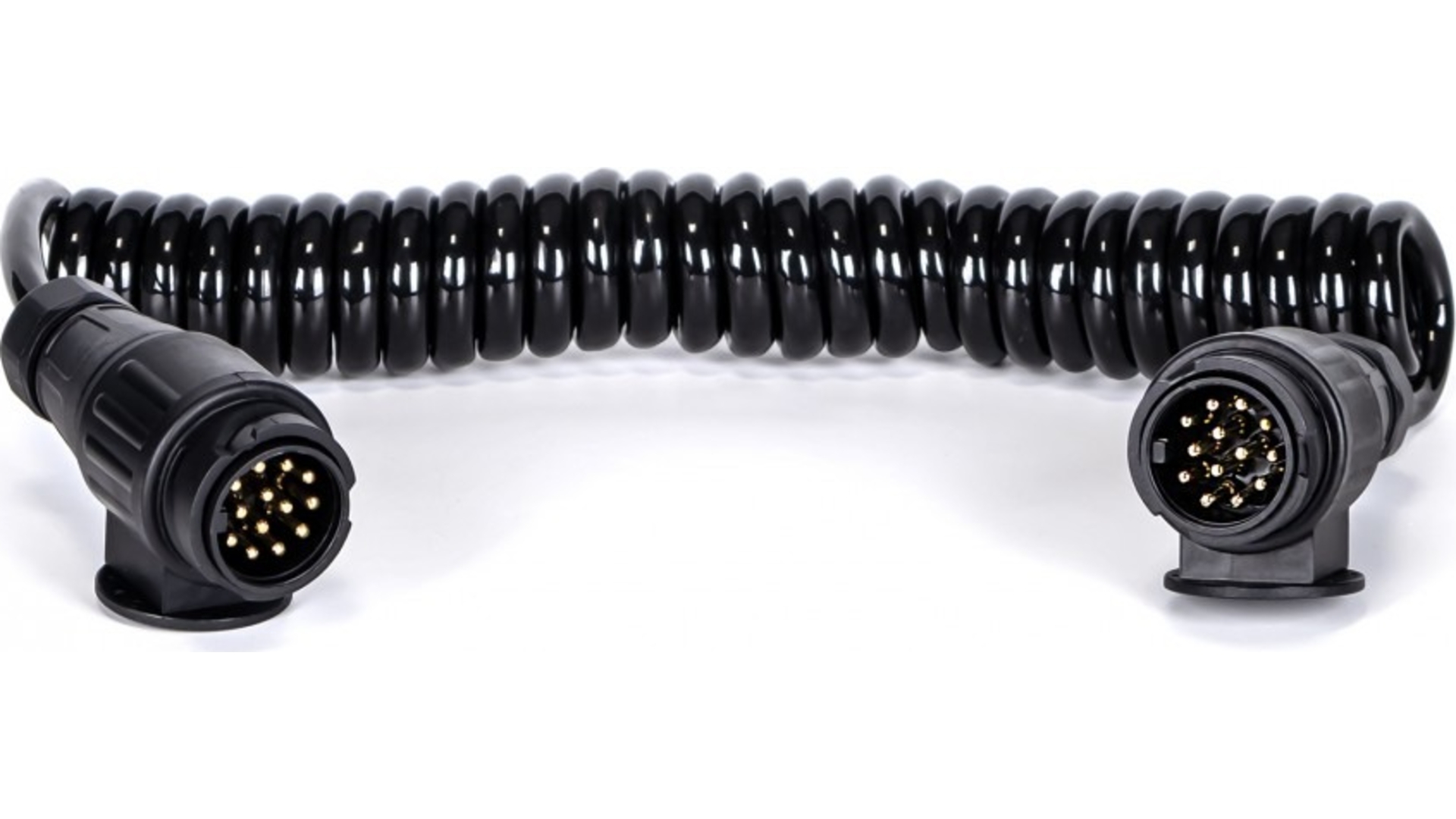 Spiral Cable With Plugs 13 Pin 12V 3m
