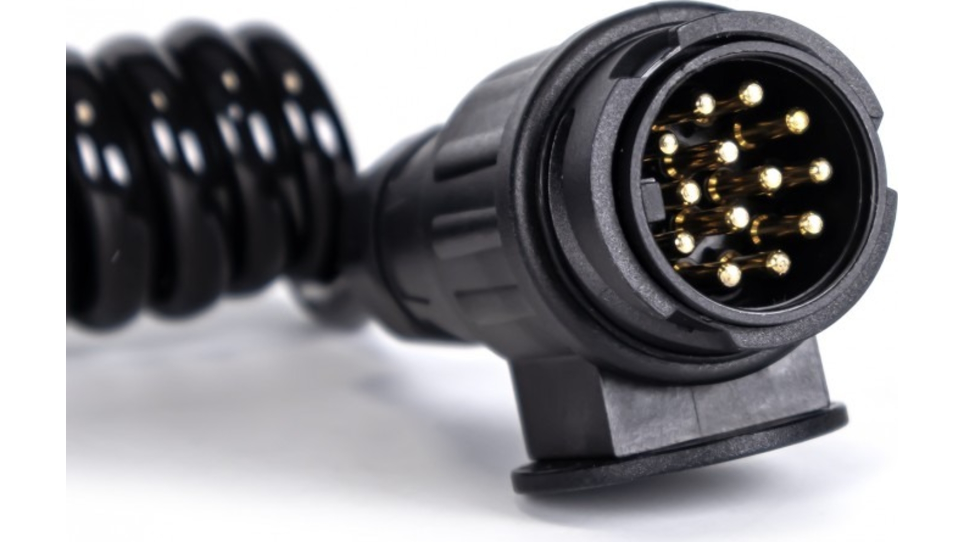 Spiral Cable With Plugs 13 Pin 12V 3m