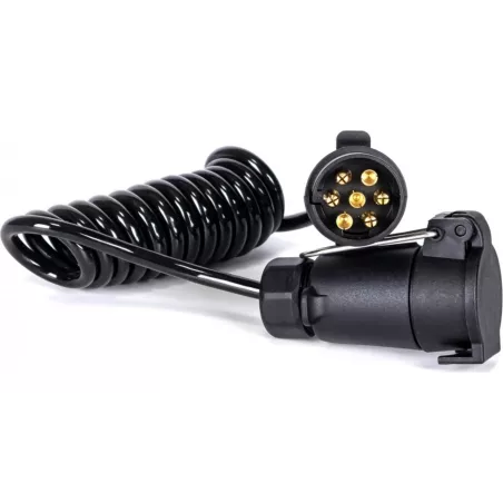 Spiral Cable Plug / Socket 7 Pin 1.5m