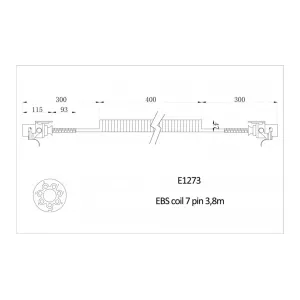 Cable Eléctrico EBS 3,8m