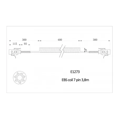Cable Eléctrico EBS 3,8m