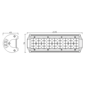 LED Panel 36 X LED Kmr16