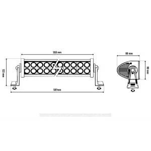 СВЕТОДИОДНАЯ ПАНЕЛЬ 40 X LED Kmr1