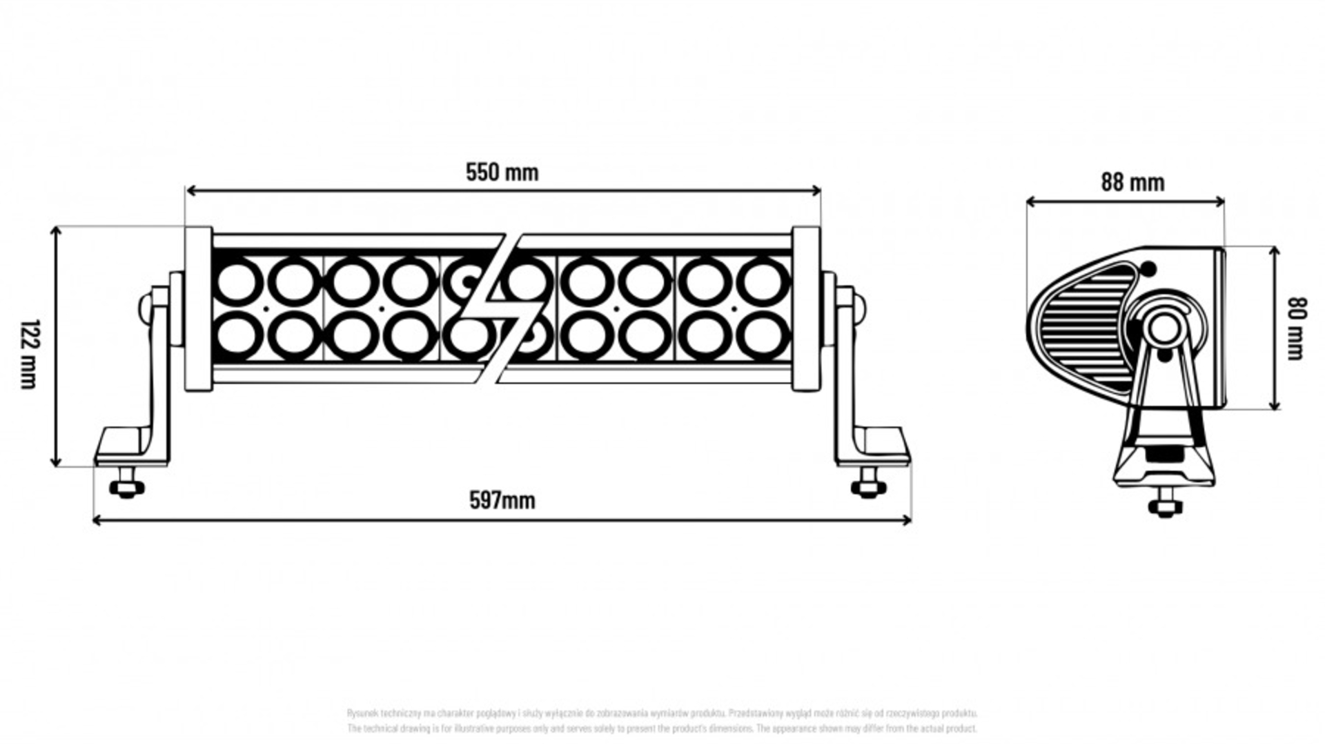 LED Panel 40 X LED Kmr1